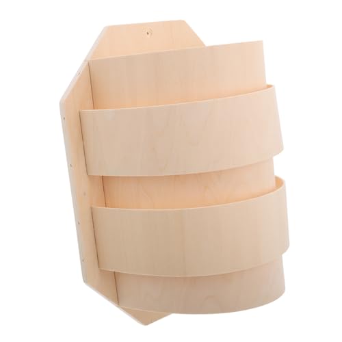 TOGEVAL Paralume Per Sauna in Legno Piccolo e Leggero, Copertura Decorativa Per Lampada Luce Soffusa, Accessorio Pratico Per Bagno Turco e Camere Vapore