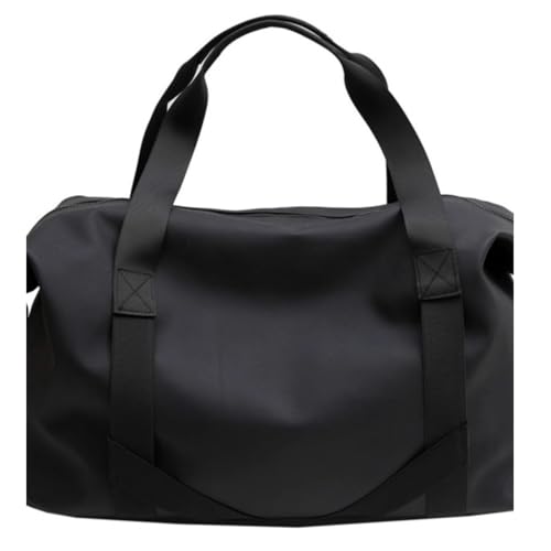 Travel Duffels Men's Large Capacity Lightweight Handheld Luggage Bag Business Trip Travel Storage Bag Business Travel Bag(Black)