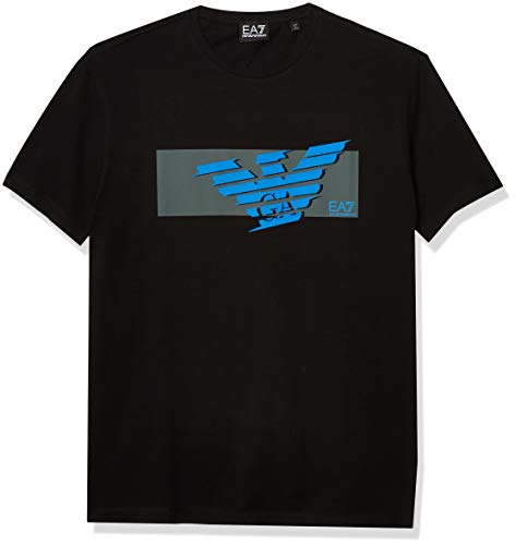 Emporio Armani EA7 Men's Logo Series Tee, Black, L