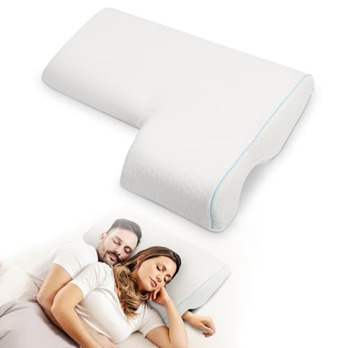 Almohada de espuma viscoelástica con orificio para brazo