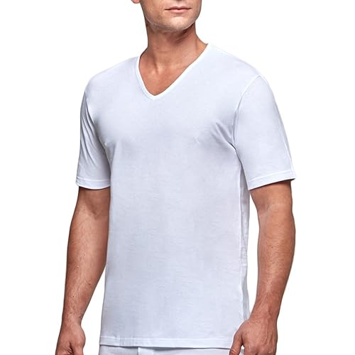 T-shirt IMPETUS homme col rond col v manches courtes pur coton