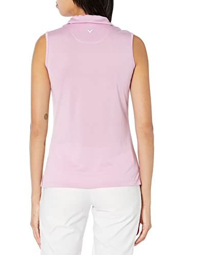 Callaway Women's Quarter Zip Heather Sleeveless Golf Polo2