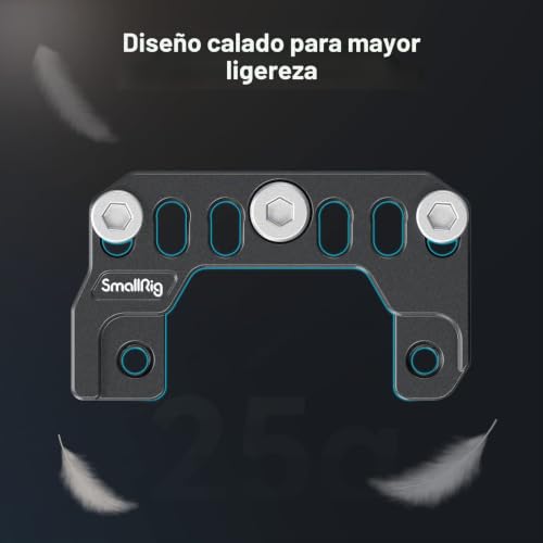 Soporte de aluminio SMALLRIG MD4019 para adaptar interfaz FX3 XLR en jaula Sony A7M4 7