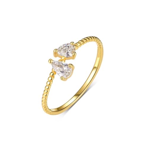 Bague femme or jaune empilable idéale pour sublimer votre style vestimentaire quotidien