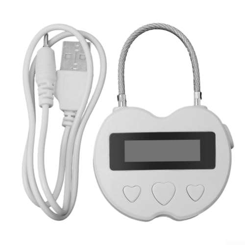 Candado electrónico con pantalla LCD recargable por USB para maletas 8