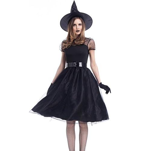 魔女ワンピース＋帽子 ハロウィンセット