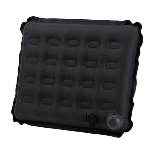 Genérico Coussin de siège de stade - 40,6 cm avec bande réfléchissante auto-gonflante - Coussin gonflable pour extérieur, camping, pêche, pique-nique,...