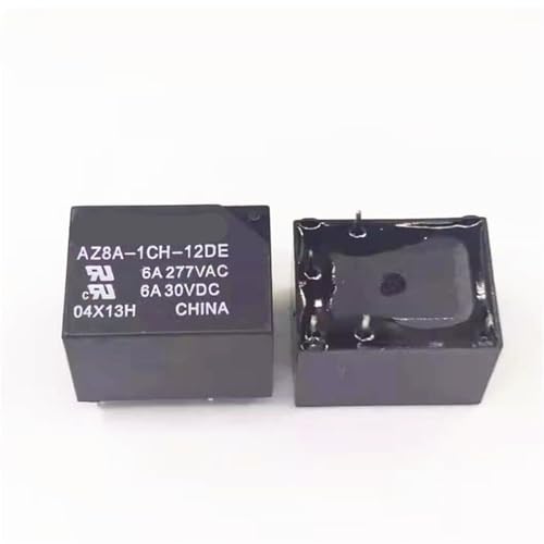 Relais électromécanique AZ8A-1CH-12DE 12V CC lot de 5 pièces