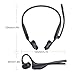 CXK Open Ear Headphones with Mic, Wireless Headset with AI Noise Cancellation Microphone Bluetooth 5.3 Bluetooth Headset with Mic Air Conduction Headphones for Work Call Meeting Driving