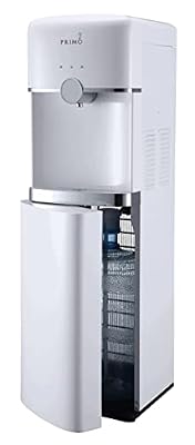 Primo Smart Touch Bottom-Loading Water Dispenser - 3 Temp (Hot-Cool-Cold) Water Cooler Water Dispenser for 5 Gallon Bottle, White, Touch Controls