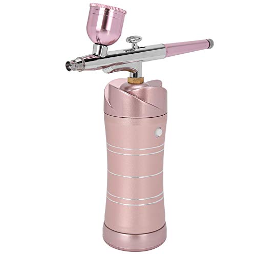 LUNWJJIP Pulverizador de oxígeno en Spray hidratante, máquina pulverizadora de hidratación con aerógrafo Spray y hervidor de Agua de 5 ml / 20 ml / 40 ml, Recargable por USB (Rosa)