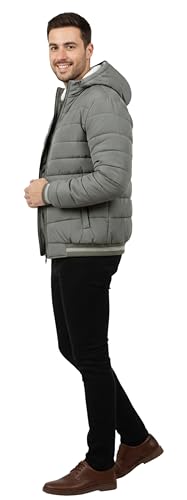 Image of Export Quality Reversible Puffer Jacket in GLD Material best for Winterwear /Hiking /Biking /Camping /Mountaineering /Fashion & Casual Wear(Control Temperature up to 3 Degree Celsius)(3C)
