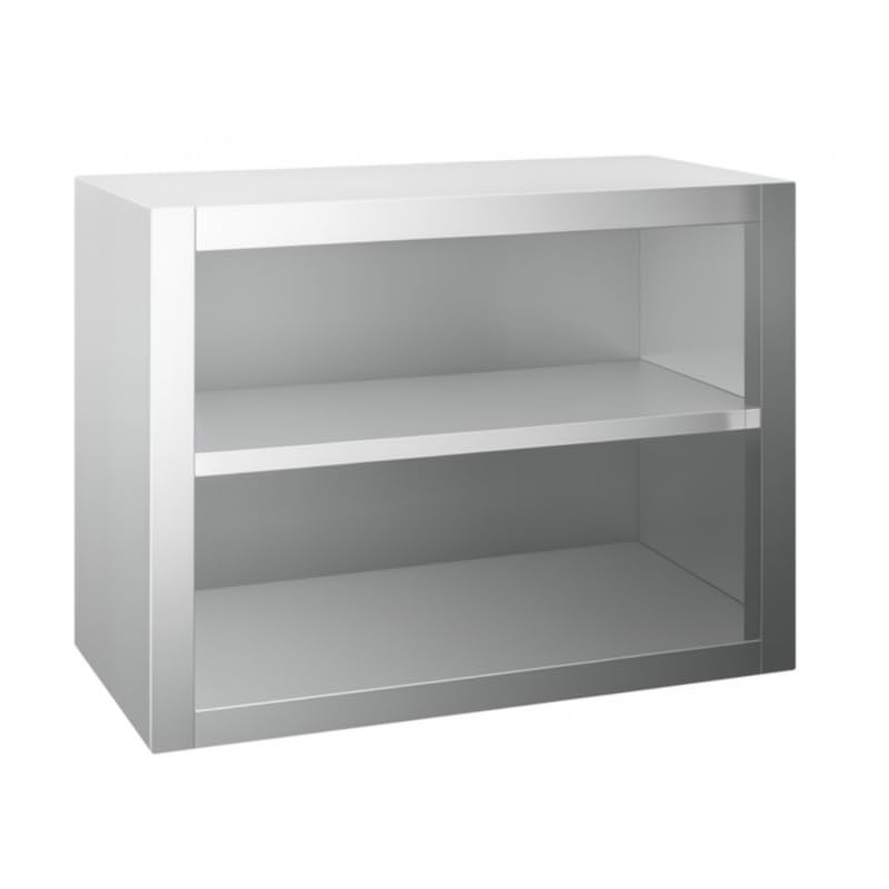 Générique Wandschrank, Edelstahl, offen, 600 x 400 x 600 mm – Wandregal für die professionelle Küche