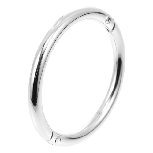 FRCOLOR Cattle Nose Traction Ring Carbon Steel Nose Hoops for Cattle Handling Easy to Install Reusable Farm Tool for Livestock Management