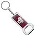 Graphics and More Fordham University Primary Logo Keychain Rectangle Chrome Plated Metal Bottle Cap Opener