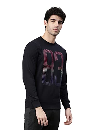 Image of Proline Men's Cotton Blend Round Neck Pullover Sweater
