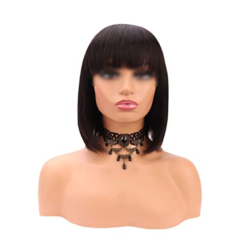 Perruque de cheveux humains de qualité supérieure avec boucles légères - 2