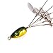 AwnsIMfreien Fishing Bass, Fishing Lures Bass Alabama Umbrella Rig Bait 5 Arms Ultralight Artificial Tripod for Fish 4 Willow Leaf, Alabama Umbrella Rig