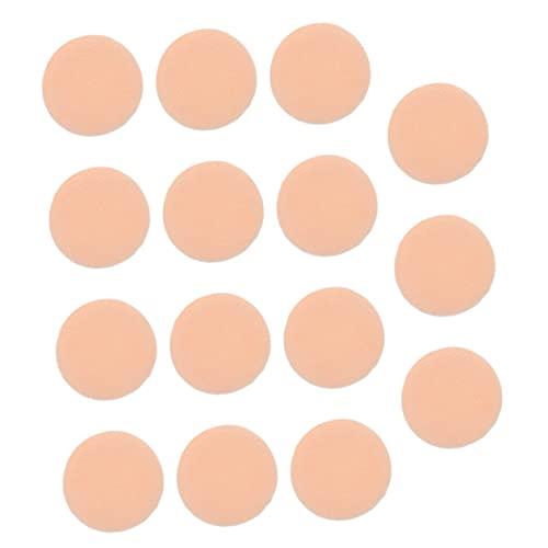 OUNONA 15Pcs Rounded Makeup Puff Applicators for Foundation Cosmetics for Home Salon Use Lightweight Comfortable Design