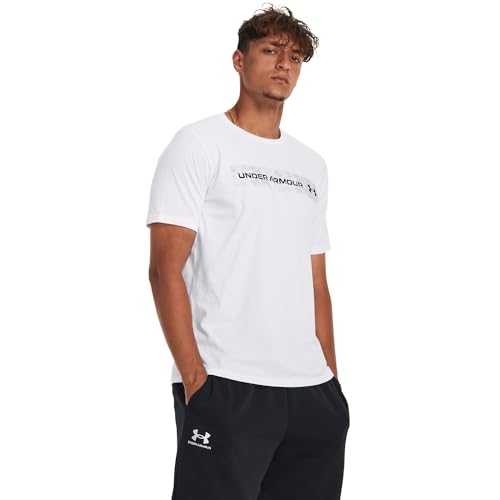 T-shirt Under Armour Camo anti-transpiration avec bande poitrine pour le sport