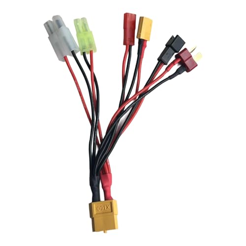Cable divisor Aviation Grade 6 Way XT60 para UAV miniatura 4
