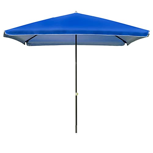 Parasol de jardin rectangulaire de 250 cm en tissu imperméable