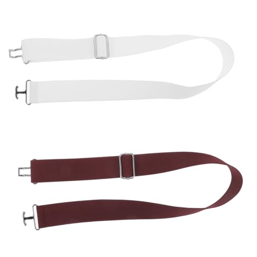 KESYOO 2pcs Equestrian Belt Adjustable Belt Stretch Belt Men's and Women's Belt Elastic Belt Double Waist Bag Strap Handles Accessory Belt Dress Belt Cycling Belt Sports Belt Grip Weaving