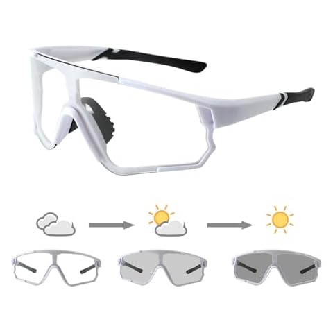 Long Keeper Photochromic Cycling Sunglasses for Outdoor Sports Cover