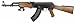 UKARMS P1147 AK47 Tactical Airsoft Spring Rifle with Laser & Flashlight