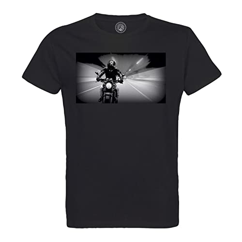 T-shirt motard coton bio pour passionné de vitesse et bécane