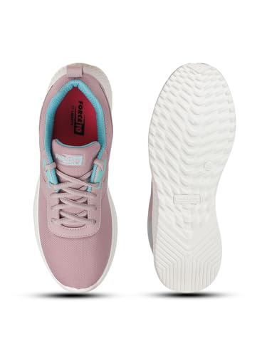 Image of Liberty Force 10 OSLO-20E Lacing Running Shoes for Women with PVC Sole|Suitable for Walking, Gym, Outdoor & Jogging|Mesh Outsole|Memory Foam Insole|Stylish, Comfortable & Durable|Sports Footwear