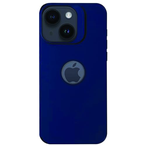 Amazon Brand - Solimo iPhone 14 Back Cover | Camera Bump Protection & Inner Velvet Fabric Lining | Ultra Slim Matte Soft Rubberised Case Cover for iPhone 14 (Blue) (B0D2PCZN67) Amazon Price History, Amazon Price Tracker