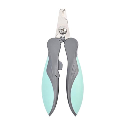 Hangang Pet Nail Clipper Dog Cat Acier inoxydable Ponceuse à ongles pratique pour nettoyer les ongles (vert) Cover