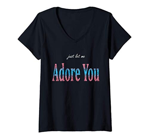 Mujer Adore You Camiseta Cuello V