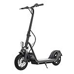 Electric Scooter Adult, Foldable All Terrain Scooter with 12 Inch Solid Tires, Powerful Range and Long Battery Life, Triple Brake Protection, 3 Speed Modes