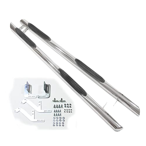 Marche-pieds latéraux pour Renault Trafic SWB 2001-2014 avec tubes de protection J&J