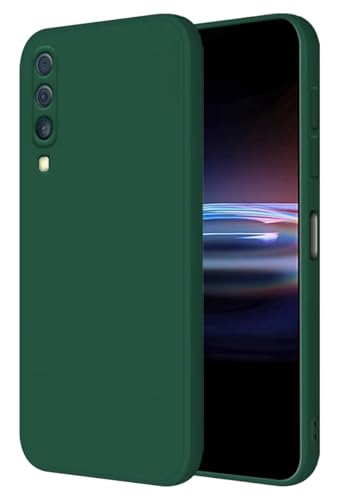 HONLEN Funda Compatible para Samsung Galaxy A50 / A50S / A30S Case, (6.4' Inches) Líquida TPU Silicona Cover con Anti-Rasguño, Cáscara Suave Cubierta Verde Oscuro