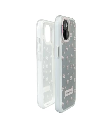 Image of Pink Bow Aesthetic 2.0 Case Cover for iPhone 15 | Soft TPU Slim Back Cover | Elegant Girly Design | Shockproof & Anti-Scratch | Lightweight with Precise Cutouts