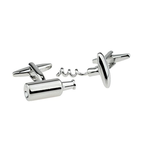 Gtr Mancuernas Hombre Botella y Sacacorchos miniatura 1