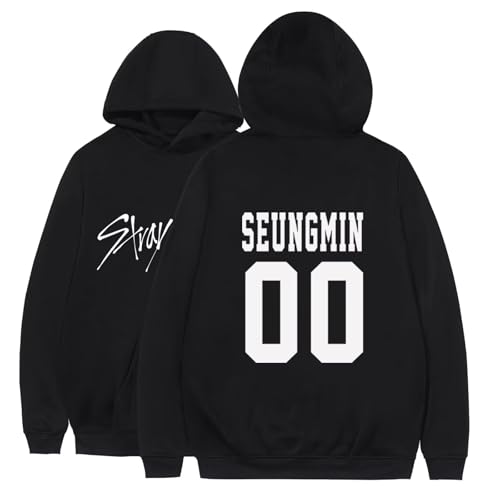 KPOP Skz Felix Merch Hoodie Bangchan Jisung Minho Changbin Sweaters Hyun jin Album Unisex Adults Pullover Top,Seungmin,4XL