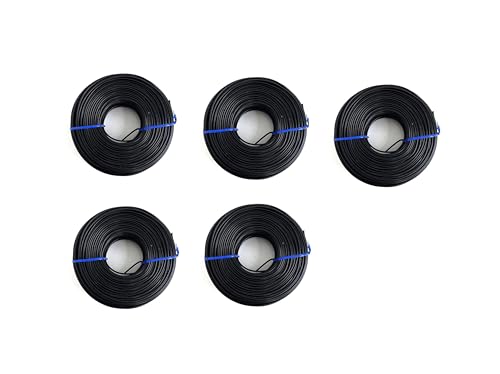 Image of Zeluga 23-266-5PK 5 Pack 360ft. 16 Gauge Reinforcement Coil Black Annealed Steel Tie Wire