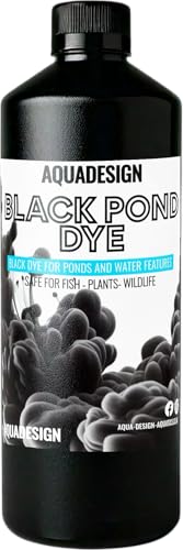 AquaDesign BLACK Liquid Pond Dye 500ML For Ponds And Water Features TREATS 2 500L