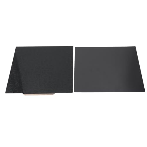 Jerliflyer PEO PEI Build Plate 3D Printer Bed Platform Smooth Diamond Matte Textured with Magnetic Base 255x245 Home House Office School Men Women for Cr?6 Se 3D Printer