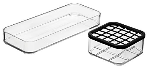 Preisvergleich Produktbild AmazonBasics - Make-up-Organizer - 2-teilig, Mittelgroß