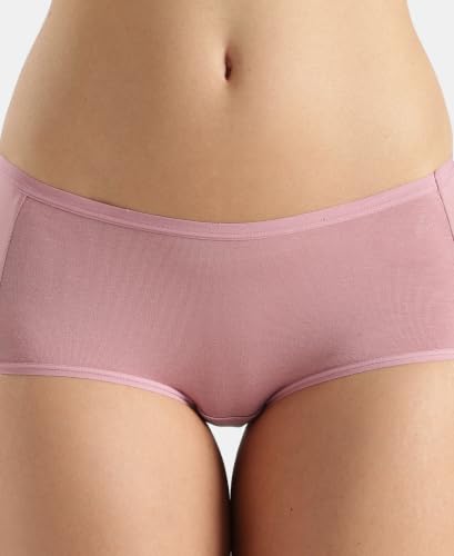 Image of Jockey 1809 Women's Full Coverage Micro Modal Elastane Stretch High Waist Full Brief with Exposed Waistband and Stay Fresh Treatment
