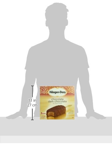 Miniatura 12 de Haagen-Dazs, Barras de helado de chocolate negro con chocolate, 3 unidades (congelado)