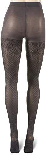Image of Berkshire Women's Berkshire Triple Plaid Tights With Non-control Top and Reinforced Toe