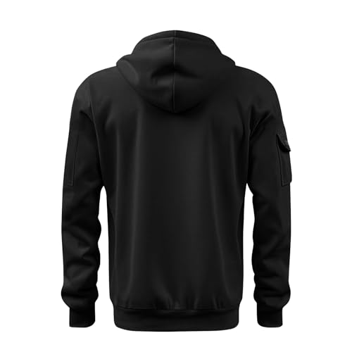 Ymosrh Men's Hoodie Long Sleeve Casual Athletic Workout Pullover Hooded Sweatshirts with Pockets, M-3XL2