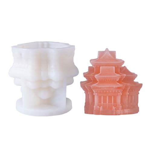 SunnyLark ランドマークビルディングシェイプアイスクリーム型簡単に氷型をリリース食品グレードシリコン製氷機型簡単に