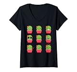Photo Gallery donna cactus vaso di fiori cactus albero regalo deserto piante amanti maglietta con collo a v Photo Gallery donna cactus vaso di fiori cactus albero regalo deserto piante amanti maglietta con collo a v